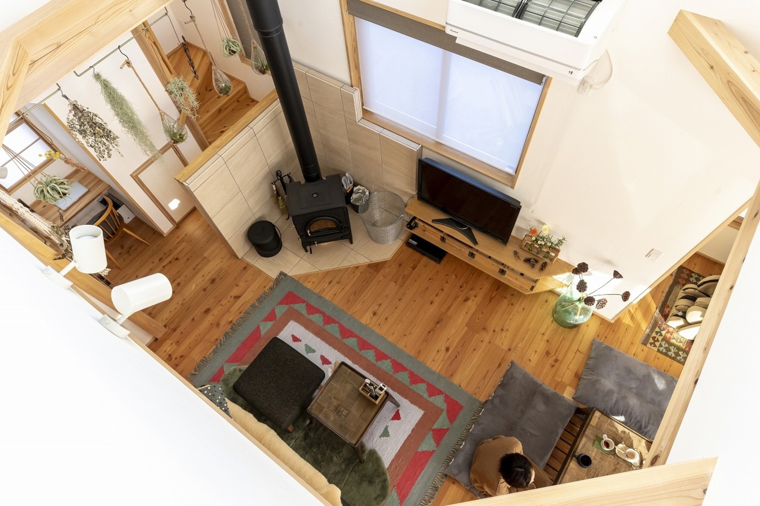 Y様のセンスで彩られる空間。お気に入りのものに囲まれて暮らす楽しさを感じる。
